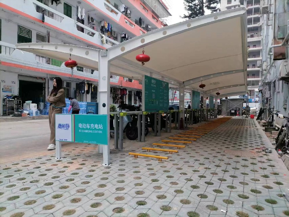 深圳马家龙工业区“嘉满电”集中式充电站上线